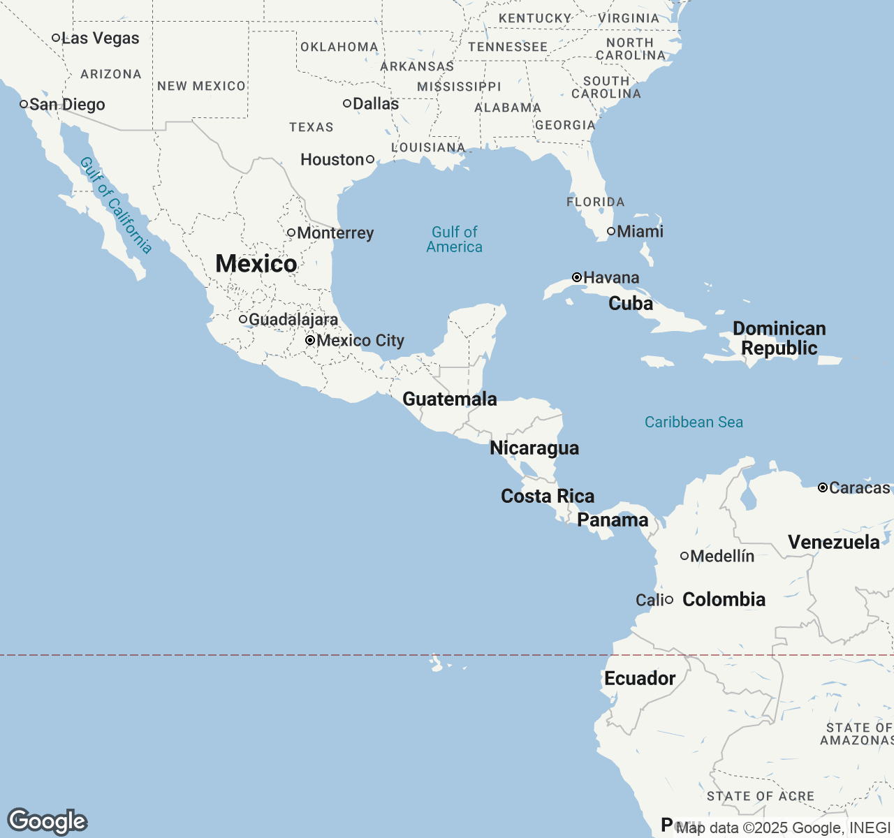 Map of Guatemala City